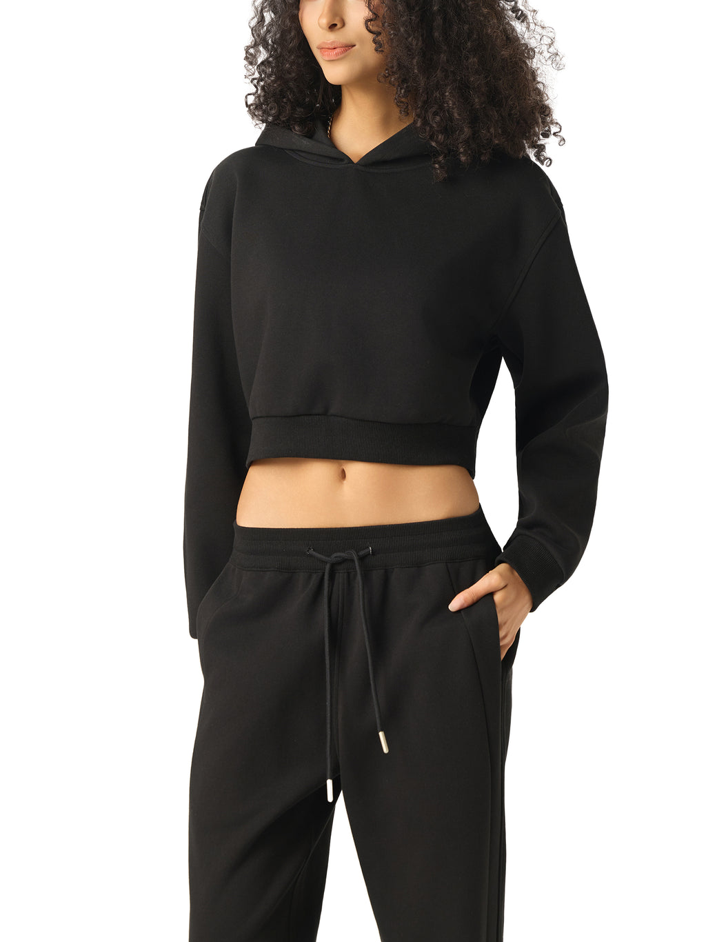 League Essentials Cropped Hoodie-Set