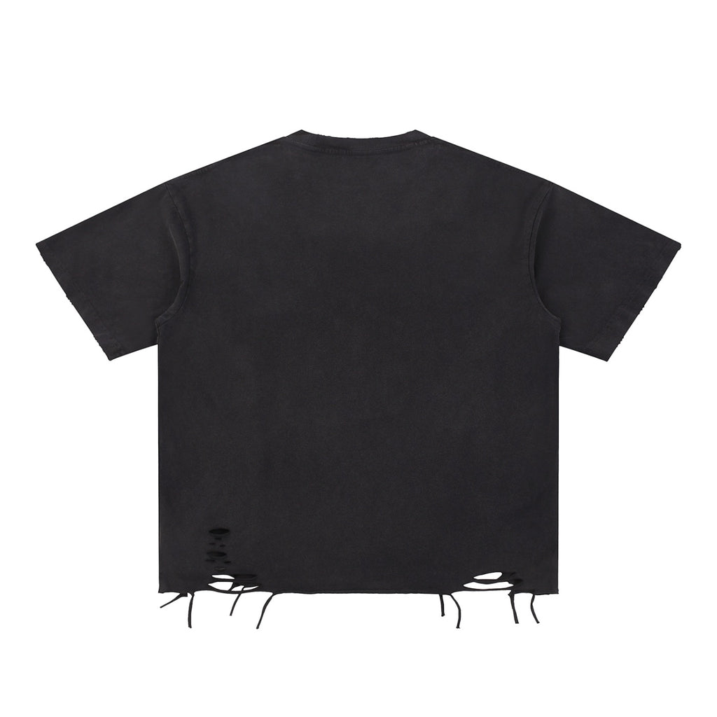 Carolina Heritage Vintage Football Tee — Washed Black