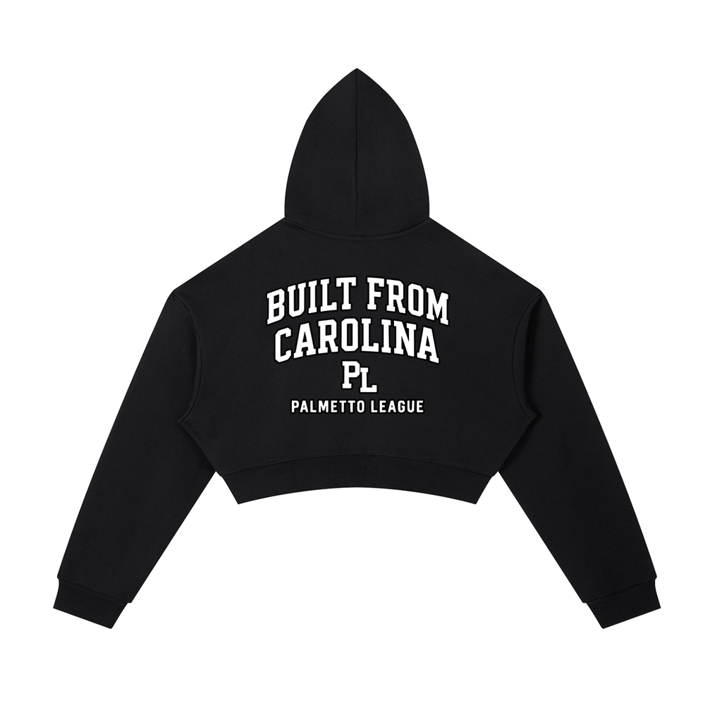 Essential Cropped Zip-Up Hoodie