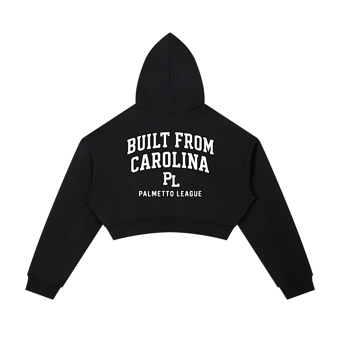 Essential Cropped Zip-Up Hoodie